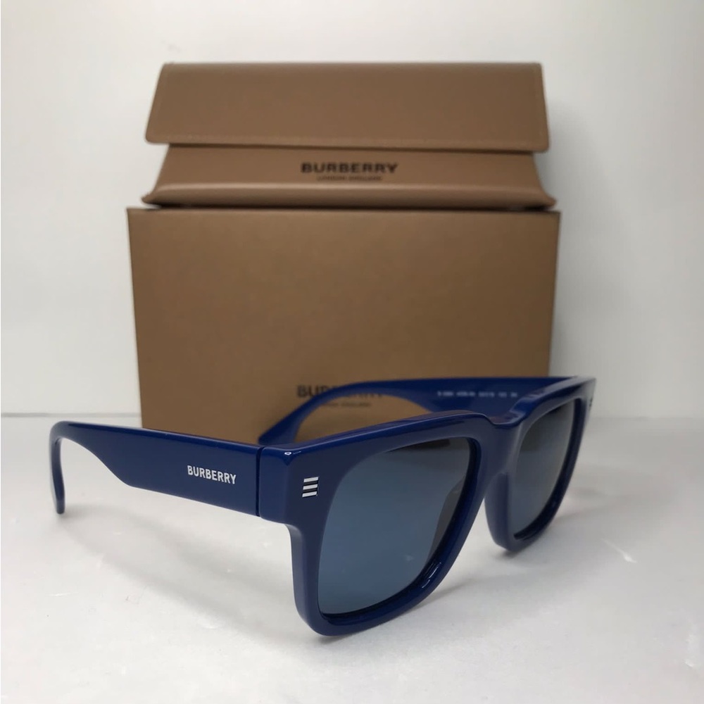 Authentic Burberry Dark Blue Square Men's Sunglasses BE4394 405880 54 - Picture 7 of 15